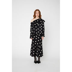 Maiden Skirt - Black White Dot