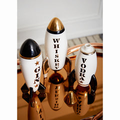 Rocket Decanter Vodka - White
