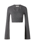 Calma Top - Dark Grey Melange
