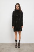 Club Sequin Dress - Black