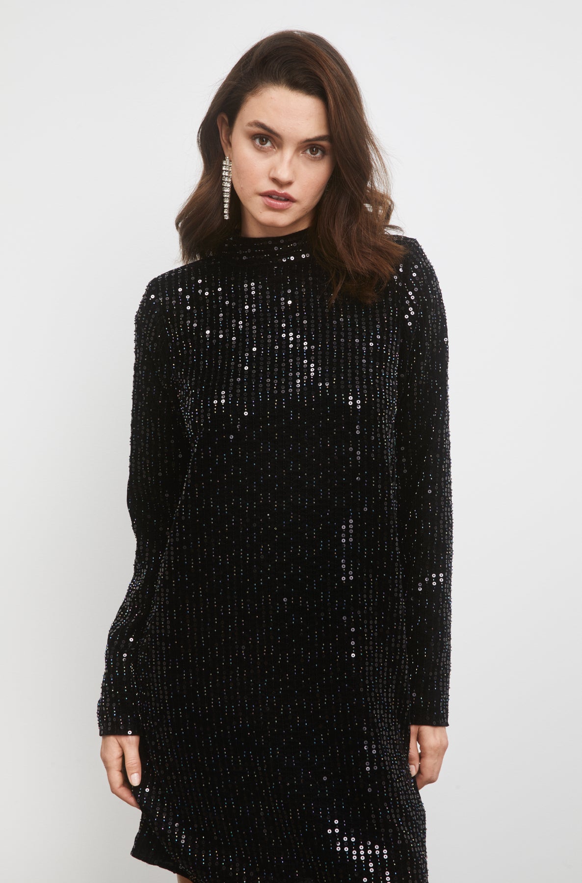 Camilla Pihl - Kjoler - Club Sequin Dress - Black