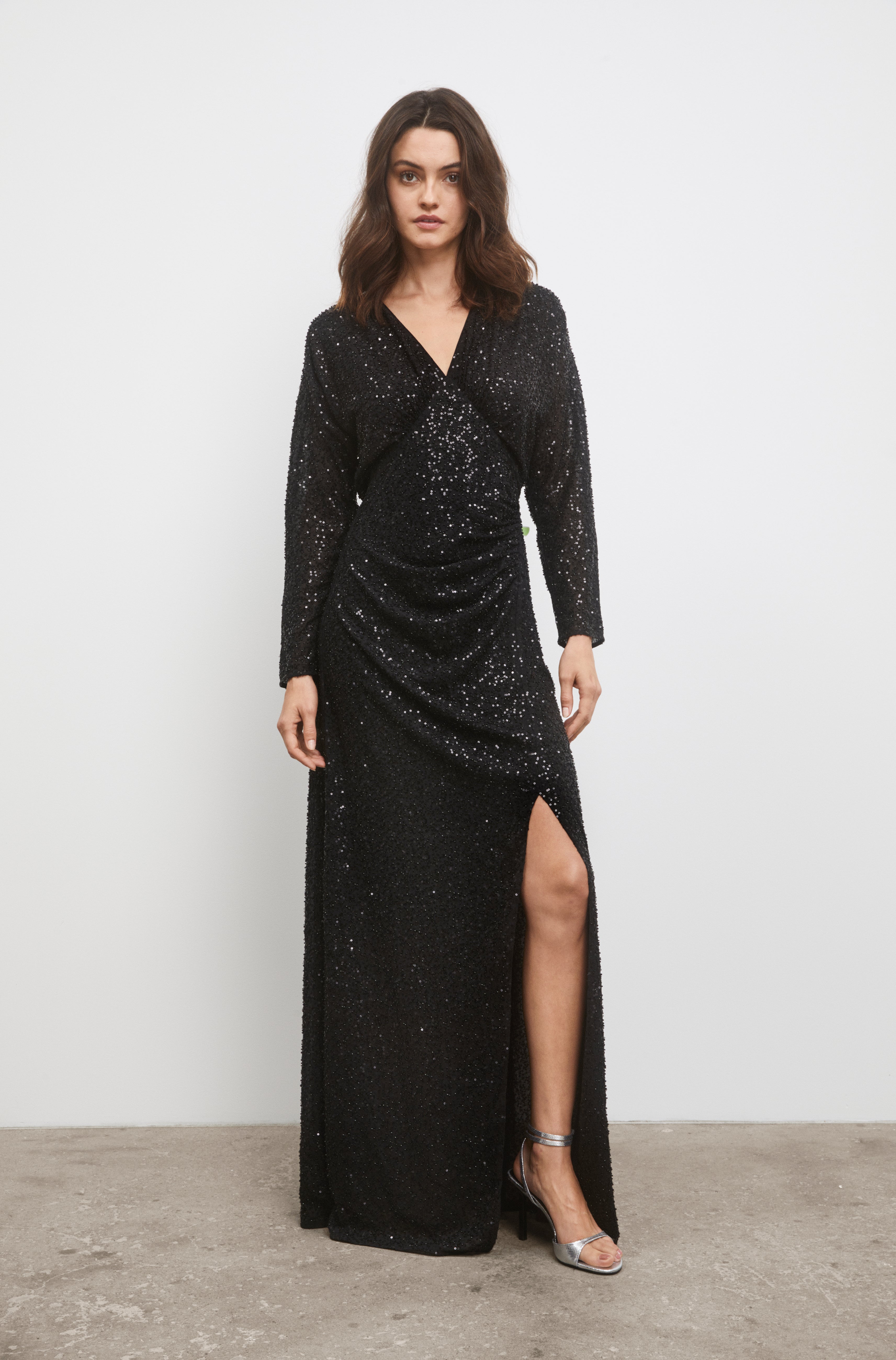 Debbie Sequin Dress - Black