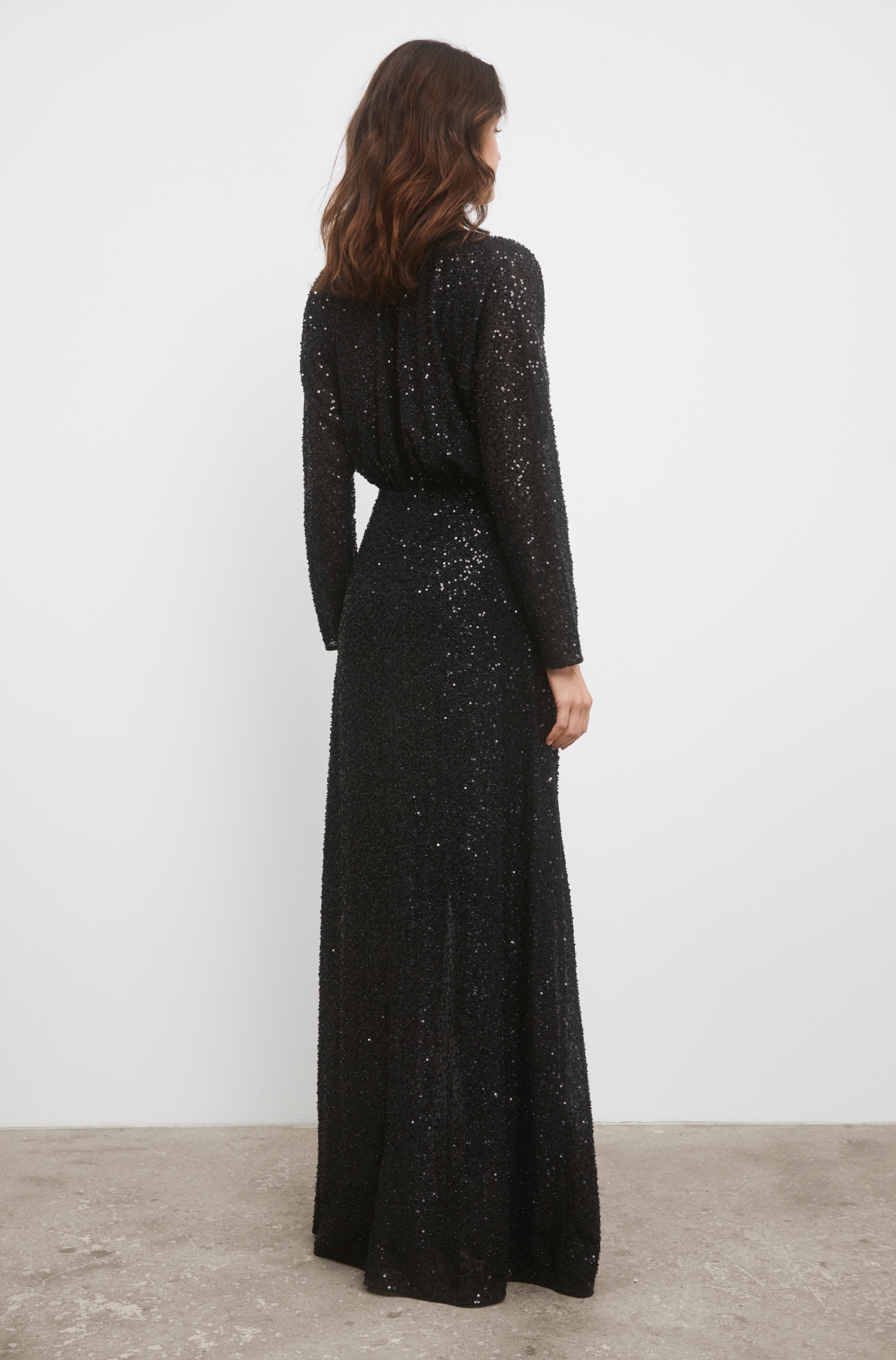 Debbie Sequin Dress - Black