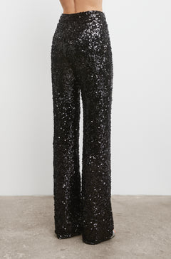 Dali Sequin Trouser - Black