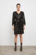 Bianca Sequin Dress - Black