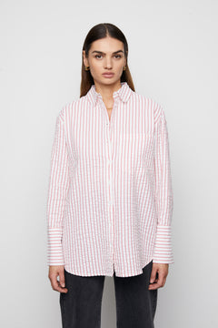 Bibi Crepe Shirt - Berry