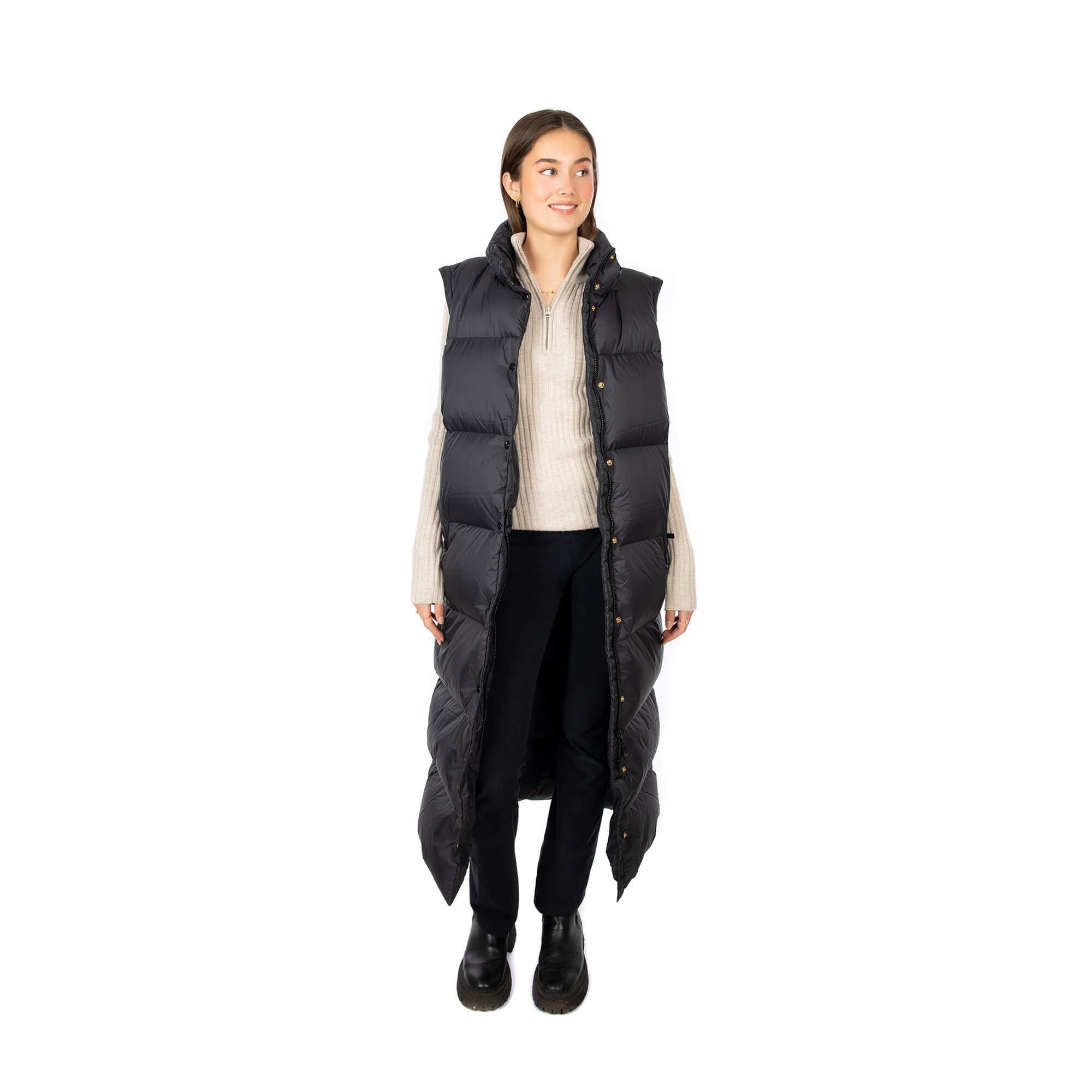 Capella Down Coat Multi - Phantom