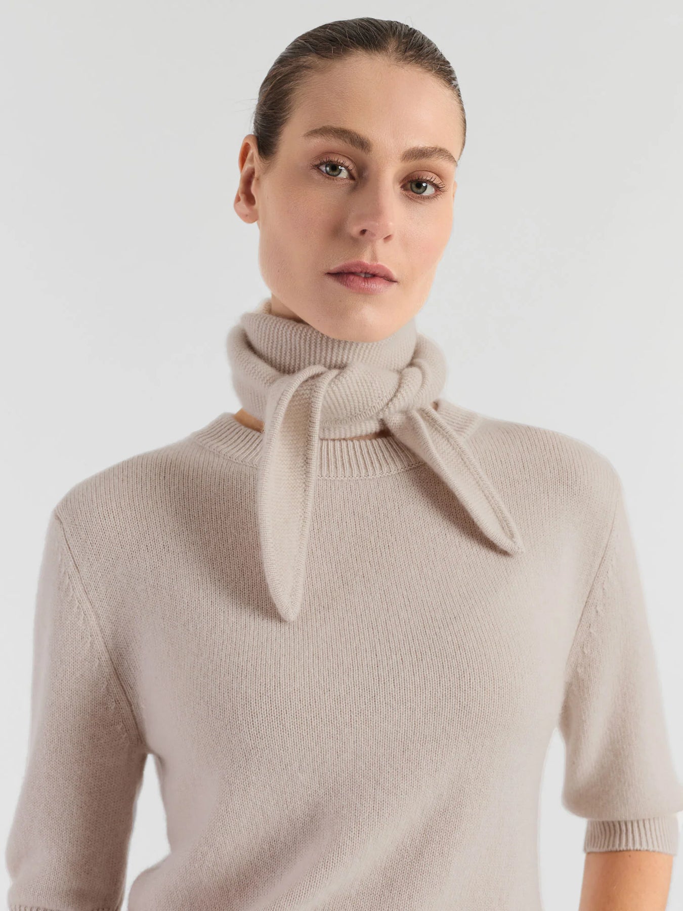 Cashmere Scarf "Alfie" - Cream