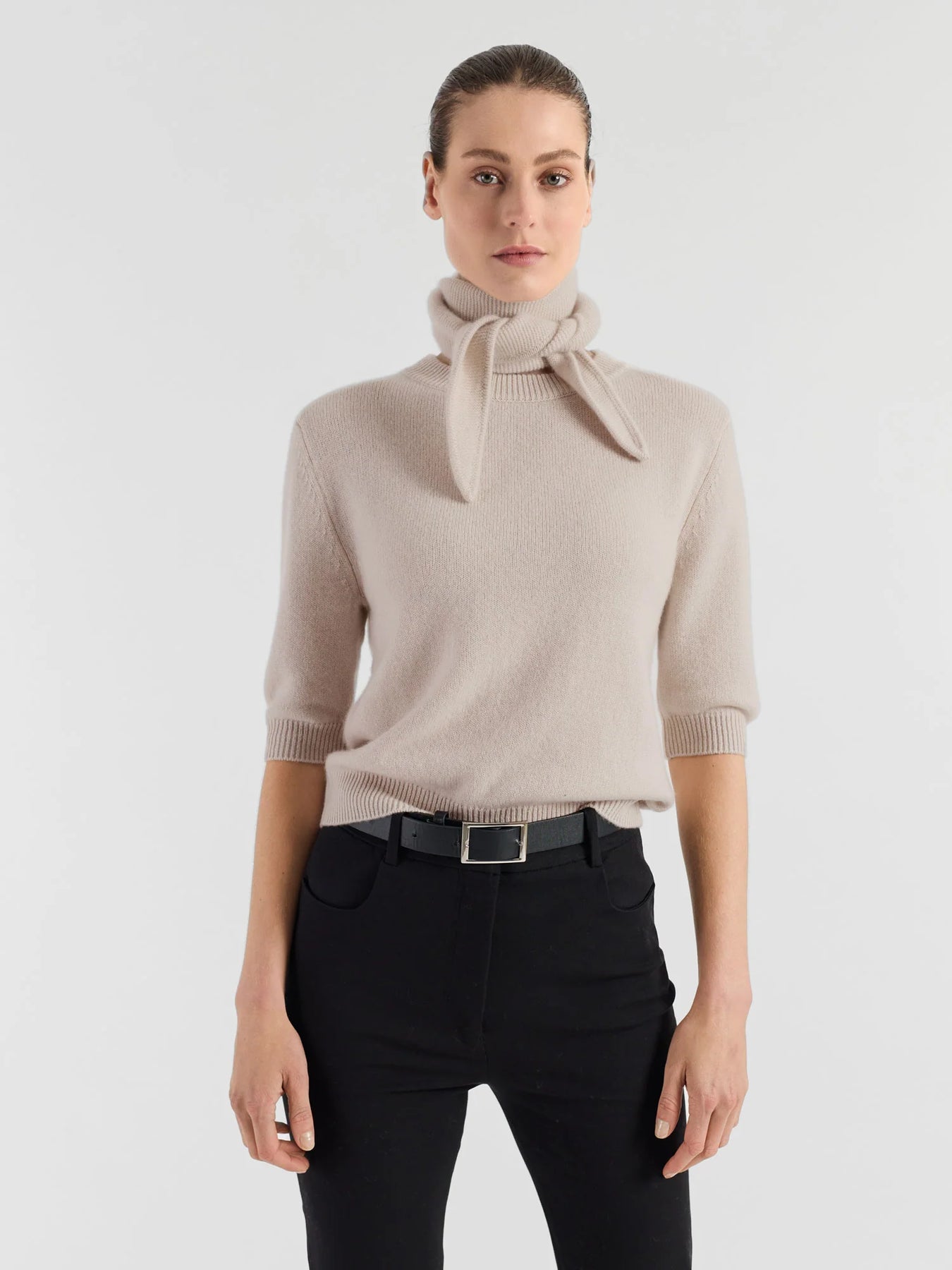 Cashmere Scarf "Alfie" - Cream