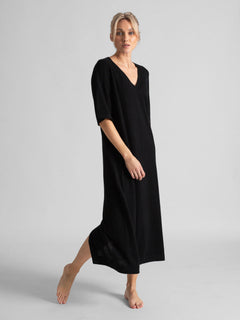 Cashmere Dress "June" - Black