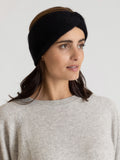 Cashmere Headband "Freya" - Black