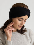 Cashmere Headband "Freya" - Black