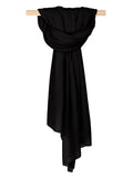Cashmere Scarf  "Flow" - Black