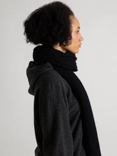 Cashmere Scarf "Signature" - Black