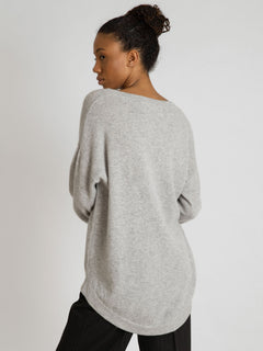 Cashmere Sweater "Alva" - Light Grey