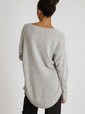 Cashmere Sweater "Alva" - Light Grey