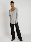 Cashmere Sweater "Alva" - Light Grey