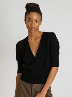 Cashmere Cardigan "Grace" - Black