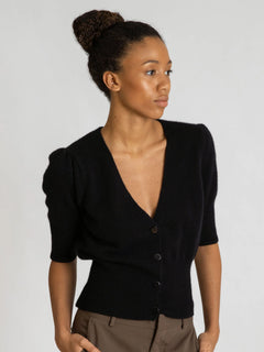 Cashmere Cardigan "Grace" - Black