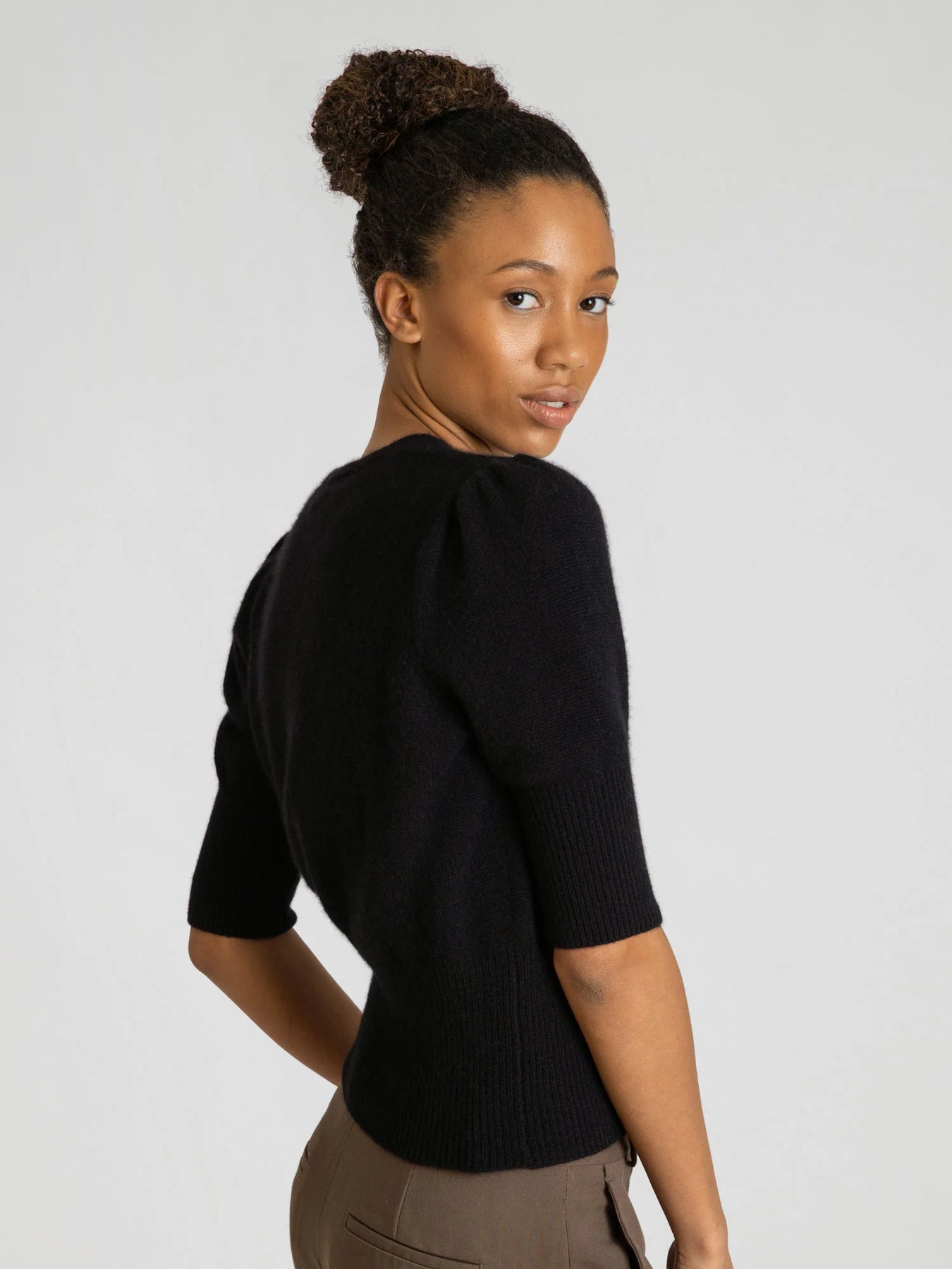 Cashmere Cardigan "Grace" - Black