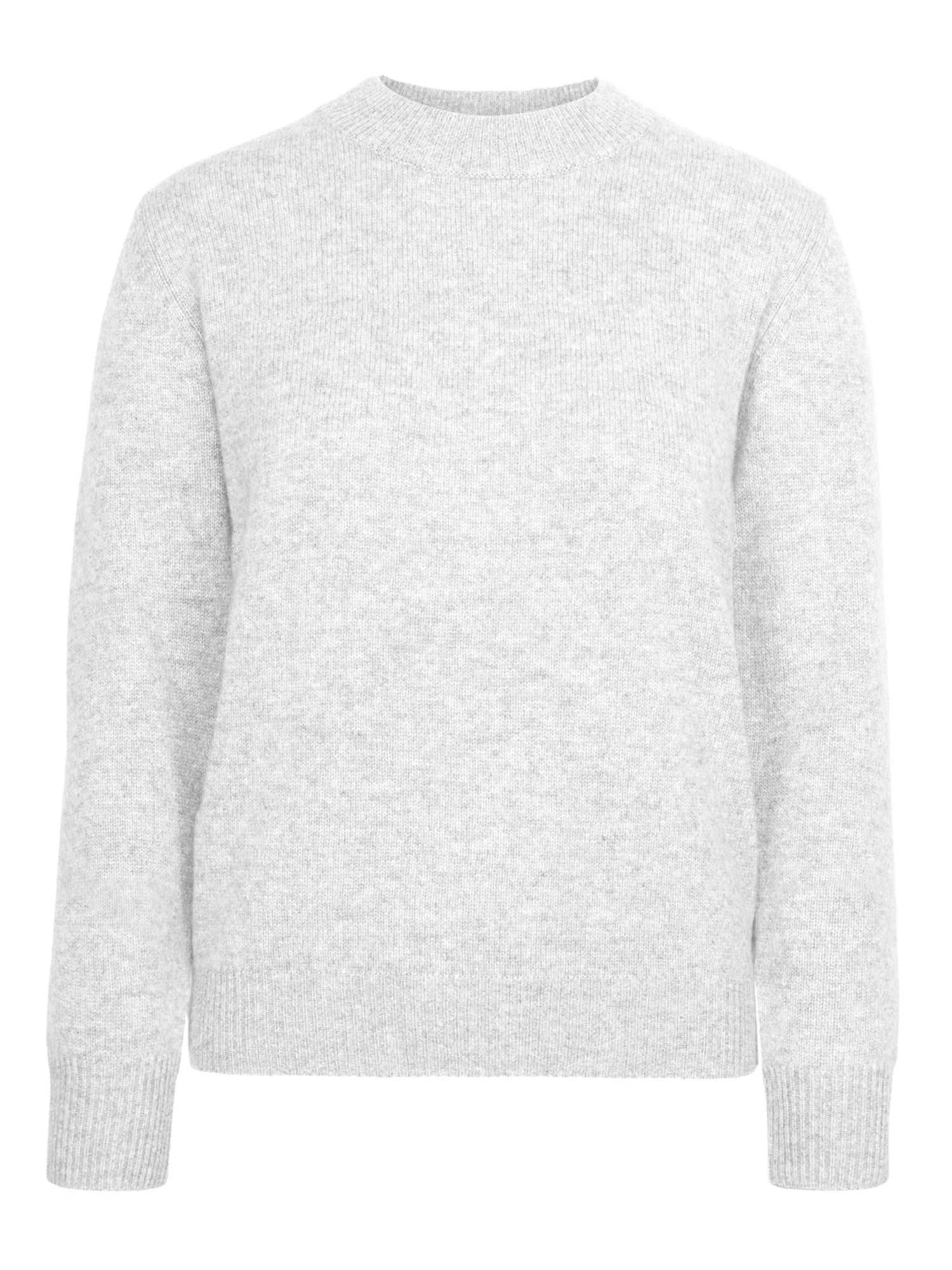 Cashmere Sweater "Sofia Long" - Light Grey