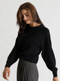 Cashmere Sweater "Embla" - Black