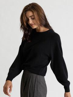 Cashmere Sweater "Embla" - Black