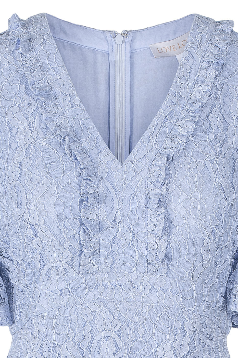 Catalina Maxi Dress - Light Blue Lace