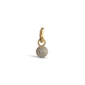 Disco Ball Charm - Clear Cz