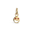 Funky Smiley Charm - Red