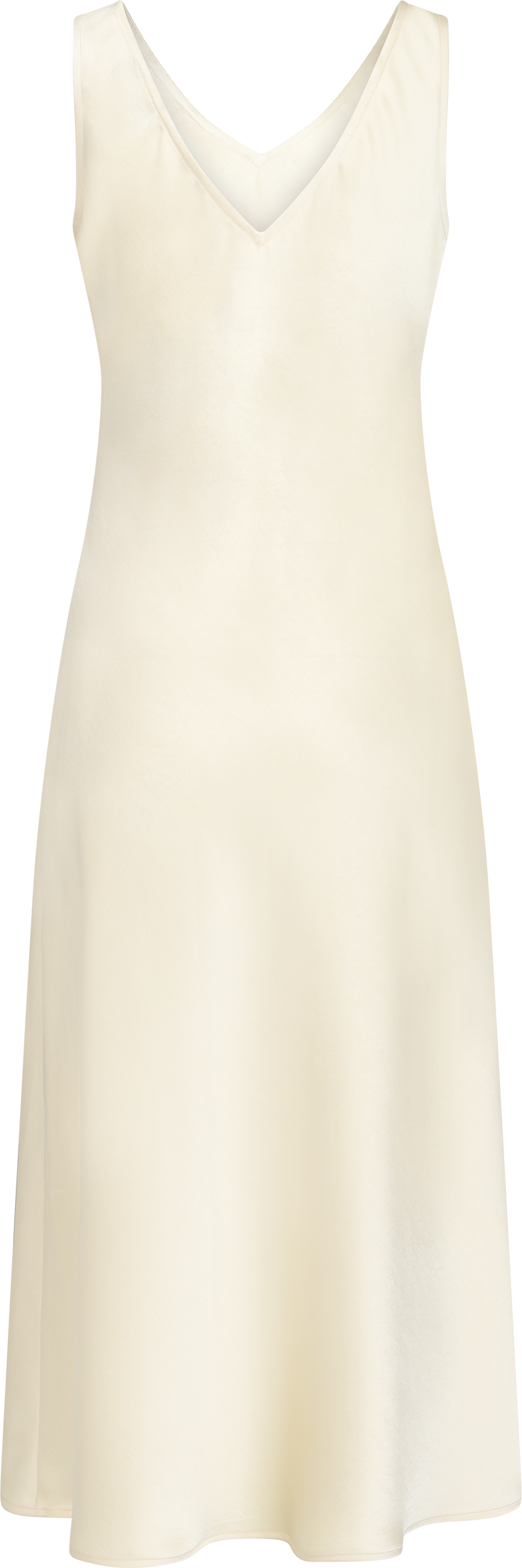 Claire Satin Dress - Butter Yellow