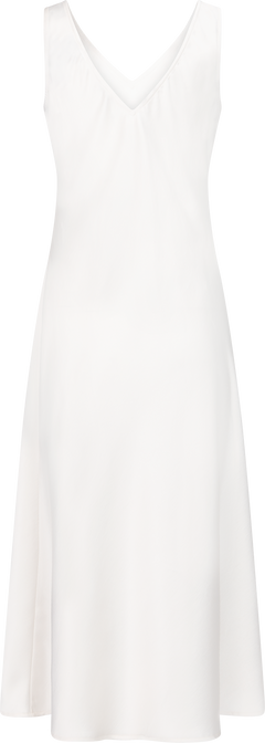 Claire Satin Dress - Off White