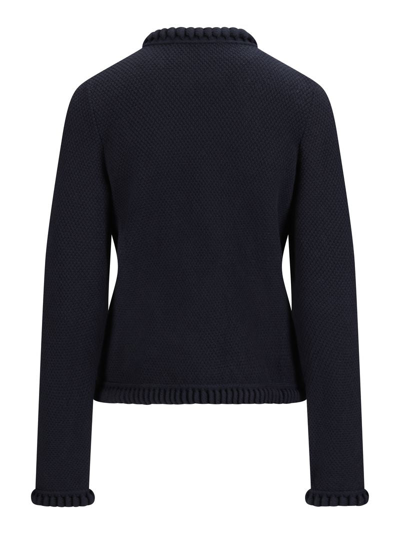 Claire Cotton Cardigan - Navy