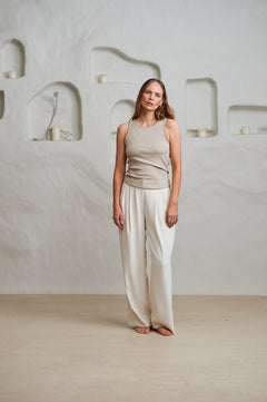 Clyde Lyocell Rib - Beige