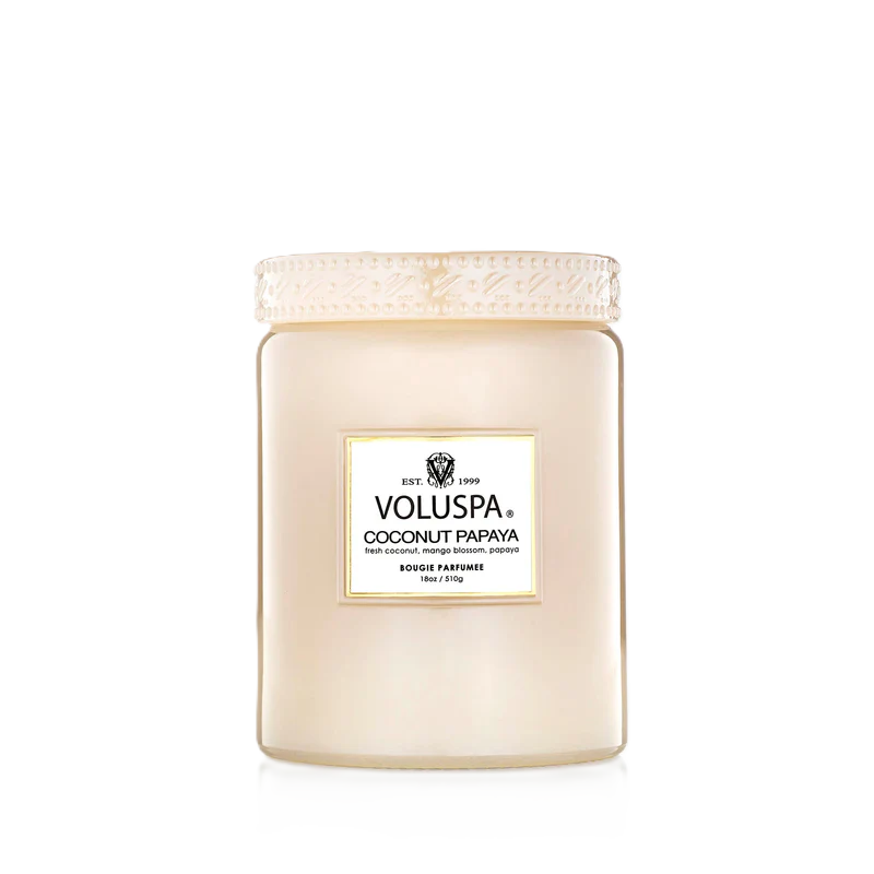 Large Jar Candle - Coconut Papaya