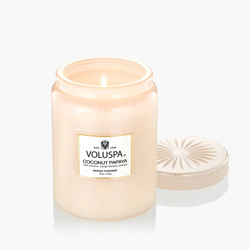 Large Jar Candle - Coconut Papaya