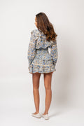 Vilde Voile Skirt - Blue Fleur