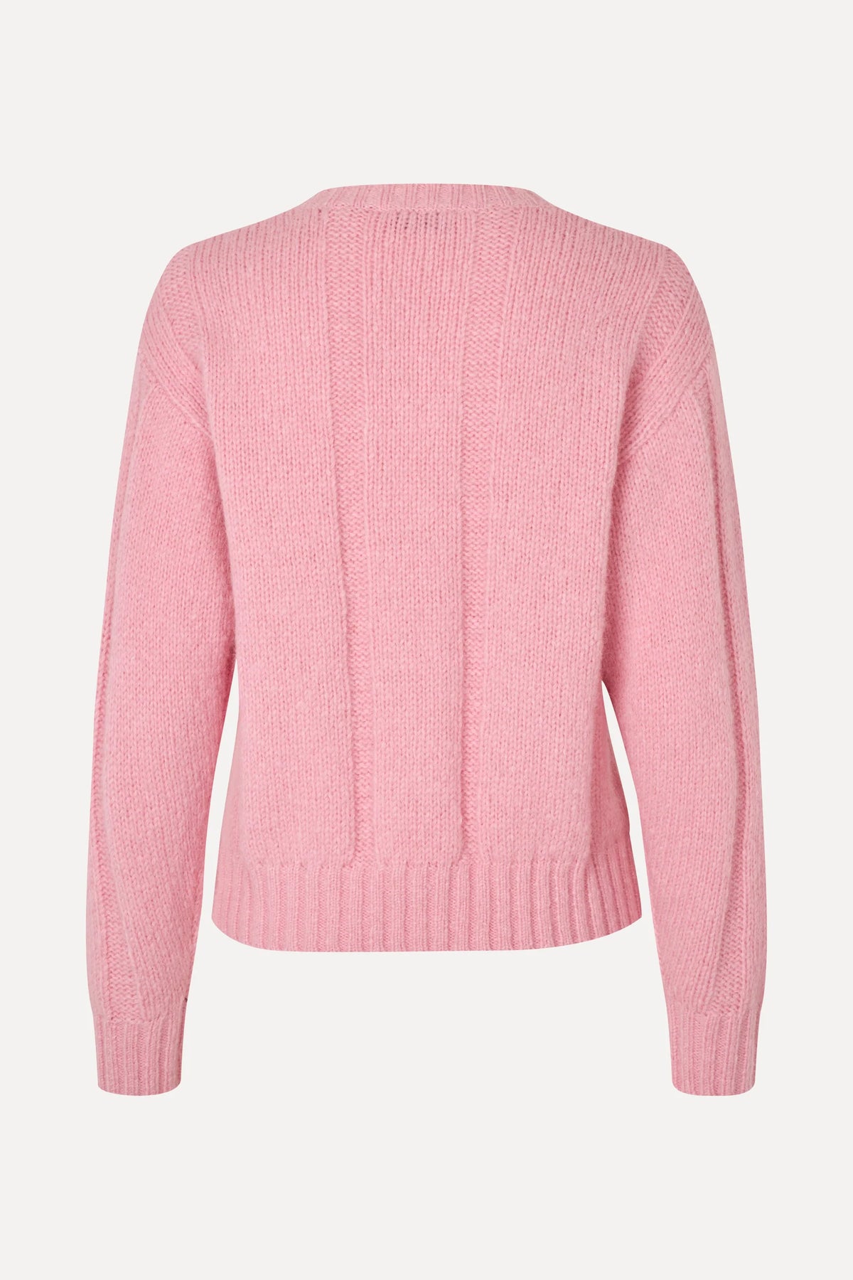 Crewneck Motif Sweater - Light Pink
