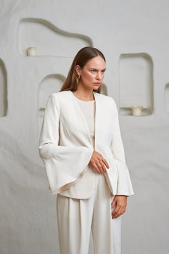 Cyrene Crepe - Cream