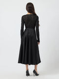 Yaspella Hw Volume Ankle Skirt - Black