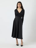 Yaspella Hw Volume Ankle Skirt - Black