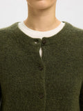 Lulu New Ls Knit Cardigan - Kalamata Melange