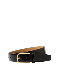 Iona Leather Belt - Black