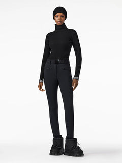 Mira Long Sleeve Knit Sweater - Black