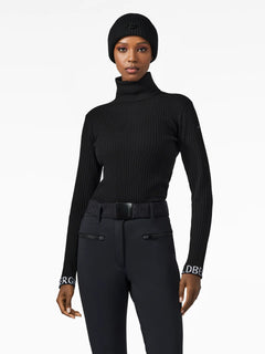 Mira Long Sleeve Knit Sweater - Black