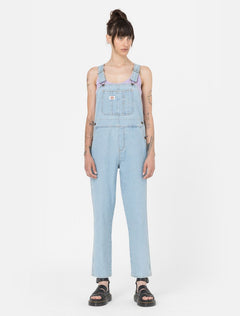 Classic Denim Bib W - Vintage Blue