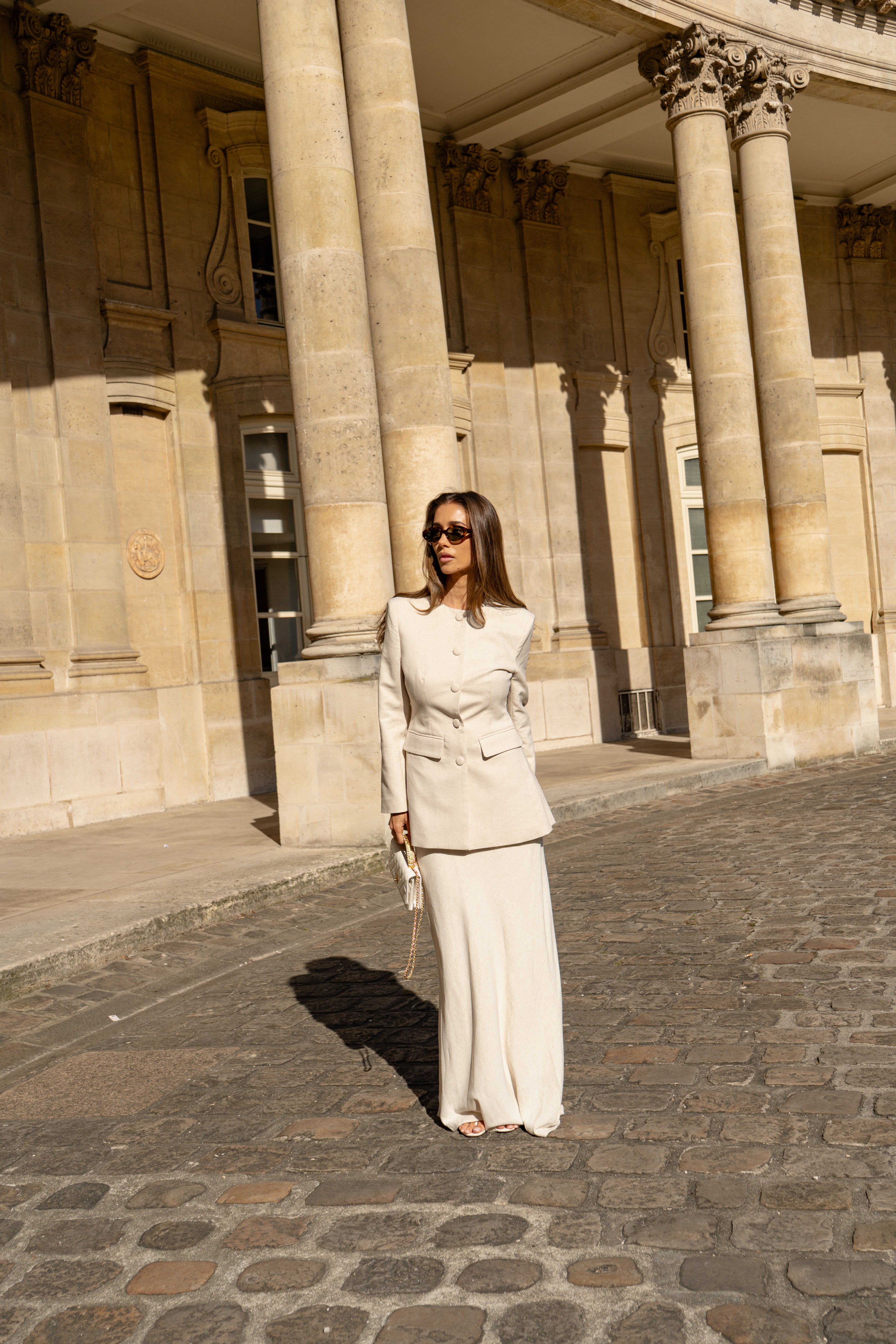 Emilie Linen Blazer - Beige