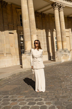 Emilie Linen Blazer - Beige