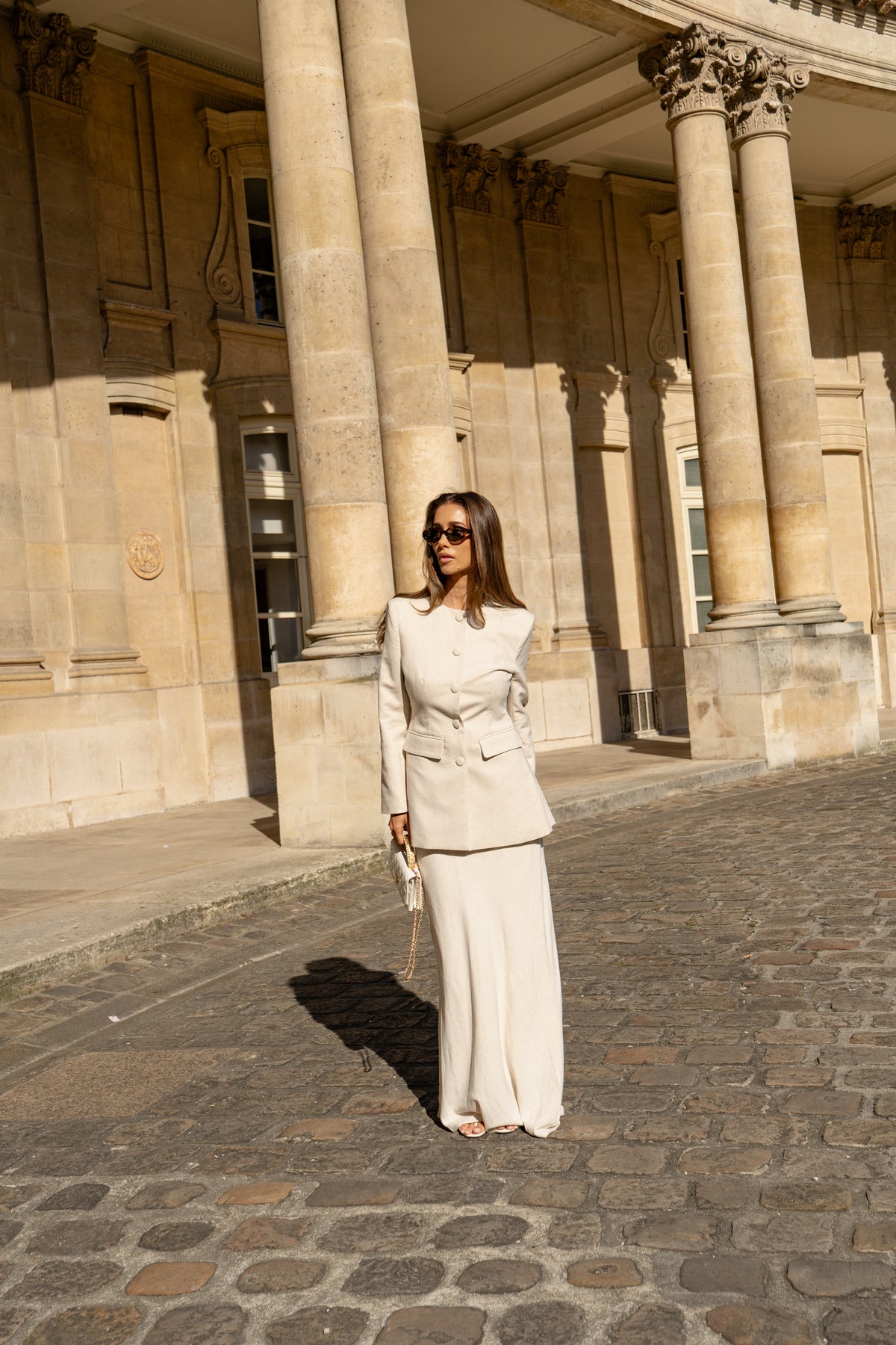 Emilie Linen Blazer - Beige