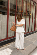 Eirin Linen Pants - White